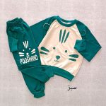 Girls' and boys' blouse and pants set suitable for ages 1 to 5 years
