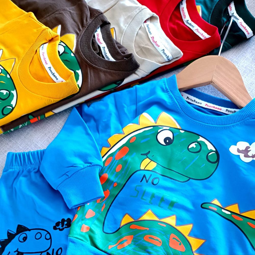 Girls' and boys' blouse and pants set suitable for ages 1 to 5 years