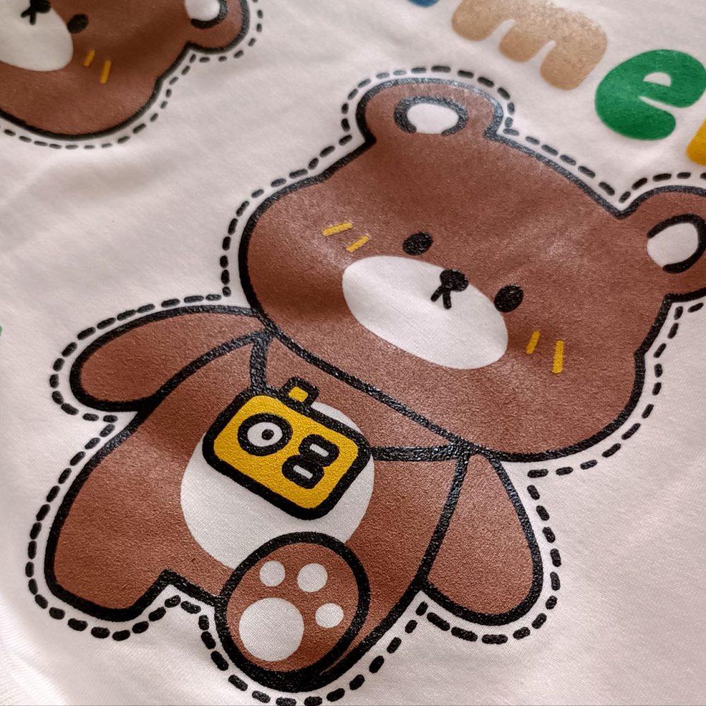 Girls' and boys' blouse and pants set suitable for ages 1 to 5 years