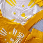 Girls' and boys' blouse and pants set suitable for ages 1 to 5 years