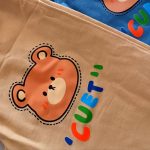 Girls' and boys' blouse and pants set suitable for ages 1 to 5 years