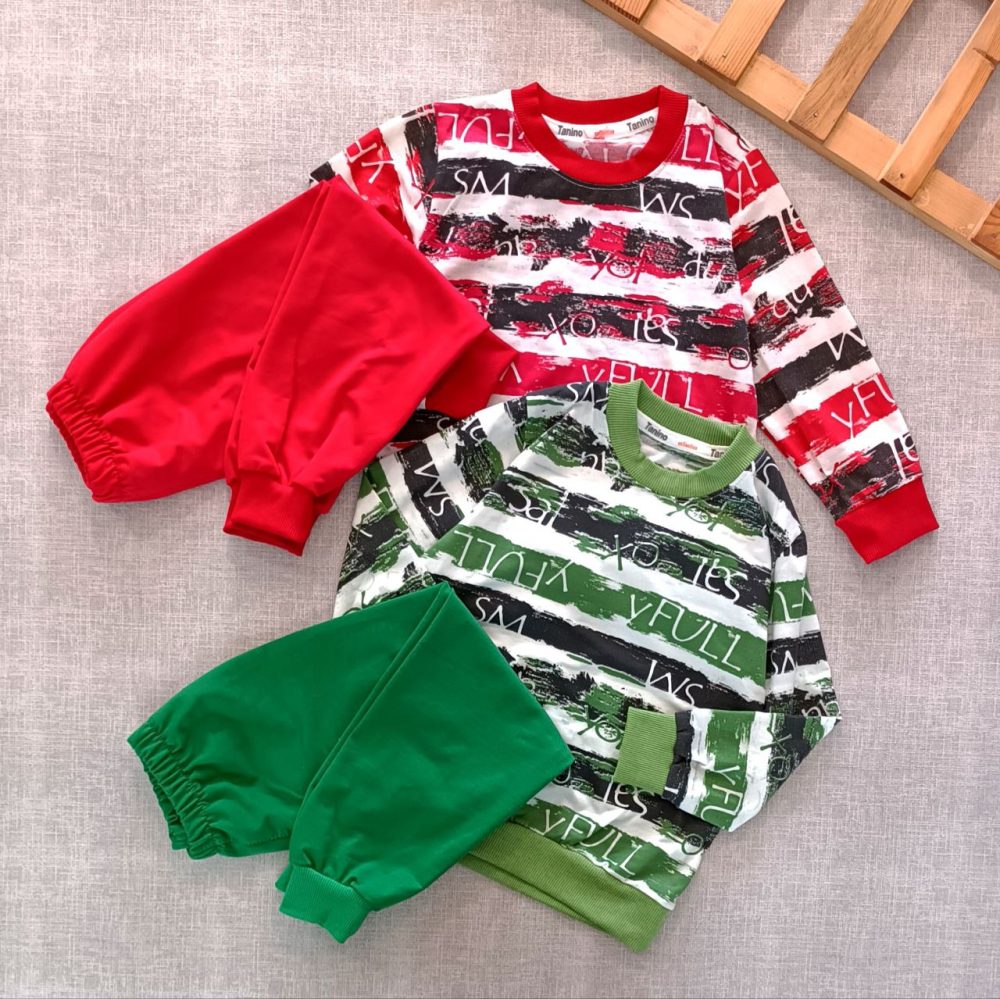 Girls' and boys' blouse and pants set suitable for ages 2 to 5 years (3) Girls' and boys' blouse and pants set suitable for ages 2 to 5 years