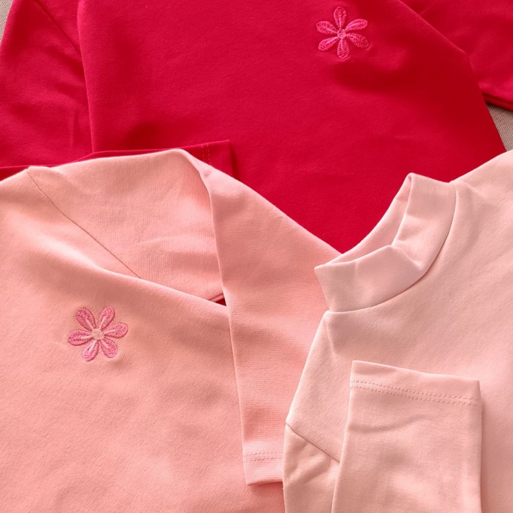 Girls' and boys' blouses suitable for ages 1 to 9 years old