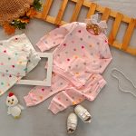 Girls' blouse and pants outfit suitable for 3 months to 36 months