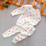 Girls' blouse and pants outfit suitable for 3 months to 36 months