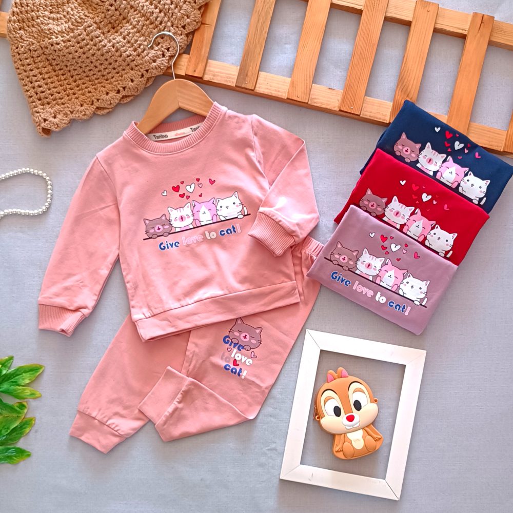 Girls' blouse and pants outfit suitable for ages 1 to 7 years (1)