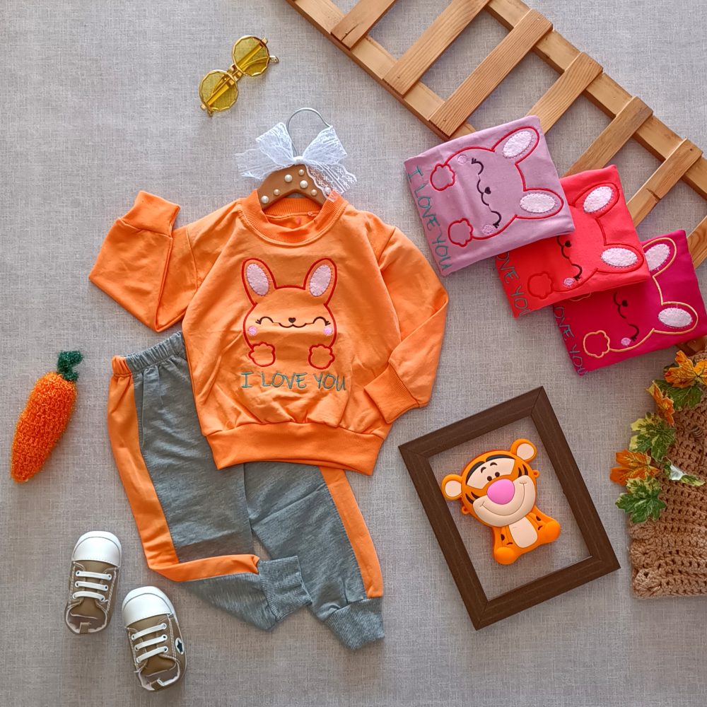 Girls' blouse and pants outfit suitable for ages 1 to 7 years (1)