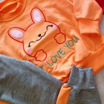 Girls' blouse and pants outfit suitable for ages 1 to 7 years