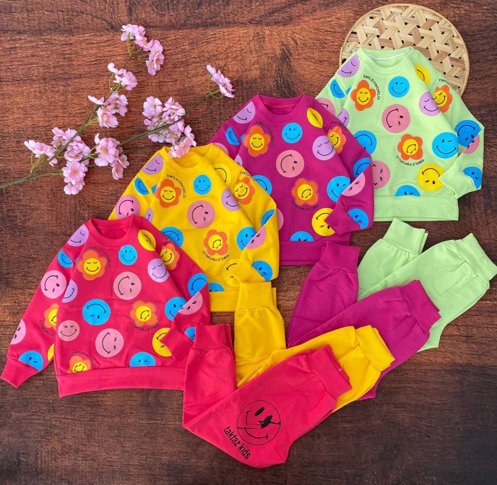 Girls' blouse and pants outfit suitable for ages 2 to 5 years (1)