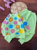 Girls' blouse and pants outfit suitable for ages 2 to 5 years