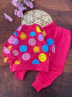 Girls' blouse and pants outfit suitable for ages 2 to 5 years