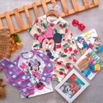 Girls' blouse and pants outfit suitable for ages 2 to 7 years