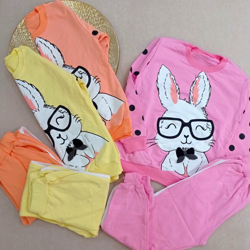 Girls' blouse and pants outfit suitable for ages 5 to 11 years old