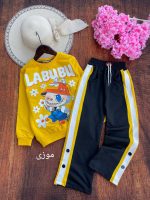 Girls' blouse and pants outfit suitable for ages 5 to 12 years