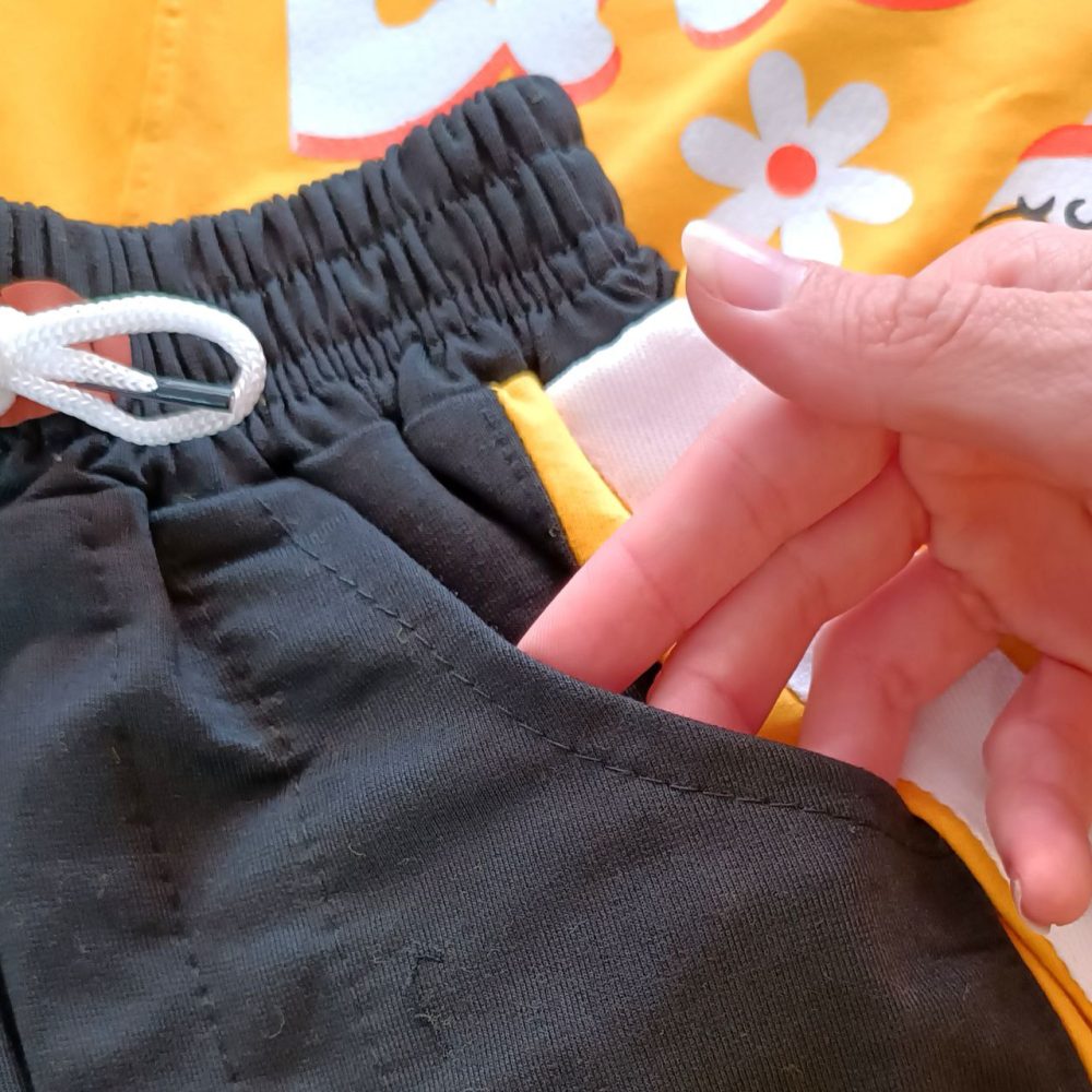 Girls' blouse and pants outfit suitable for ages 5 to 12 years