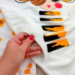 Girls' blouse and pants outfit suitable for ages 8 to 11 years old