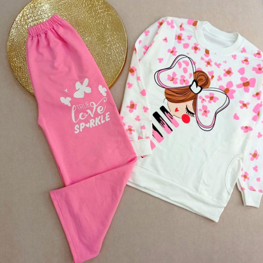 Girls' blouse and pants outfit suitable for ages 8 to 11 years old (5) Girls' blouse and pants outfit suitable for ages 8 to 11 years old
