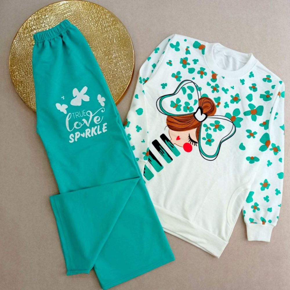 Girls' blouse and pants outfit suitable for ages 8 to 11 years old (6) Girls' blouse and pants outfit suitable for ages 8 to 11 years old