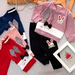 Girls' blouse and pants suitable for ages 1 to 4 years