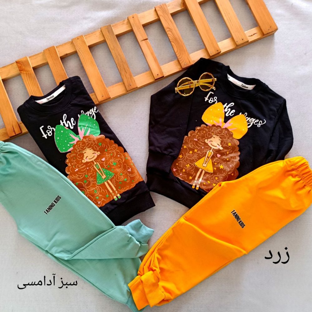 Girls' blouse and pants suitable for ages 2 to 5 years