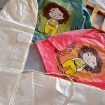 Girls' blouse and pants suitable for ages 2 to 5 years