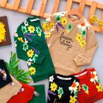 Girls' blouse and pants suitable for ages 2 to 7 years