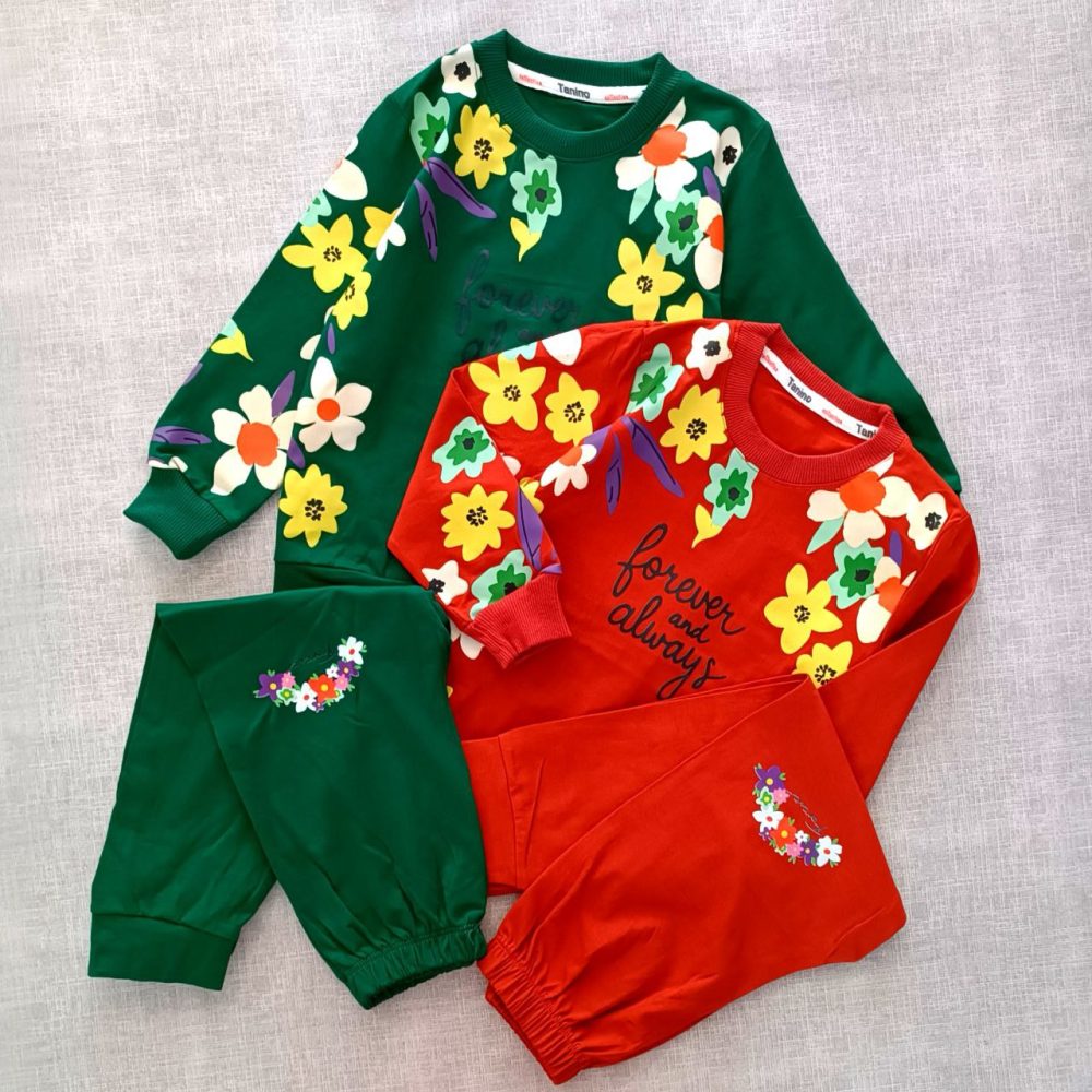 Girls' blouse and pants suitable for ages 2 to 7 years