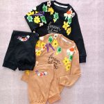 Girls' blouse and pants suitable for ages 2 to 7 years