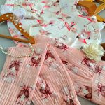 Girls' blouse and pants suitable for ages 2 to 9 years