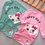 Girls' blouse and pants suitable for ages 3 to 7 years