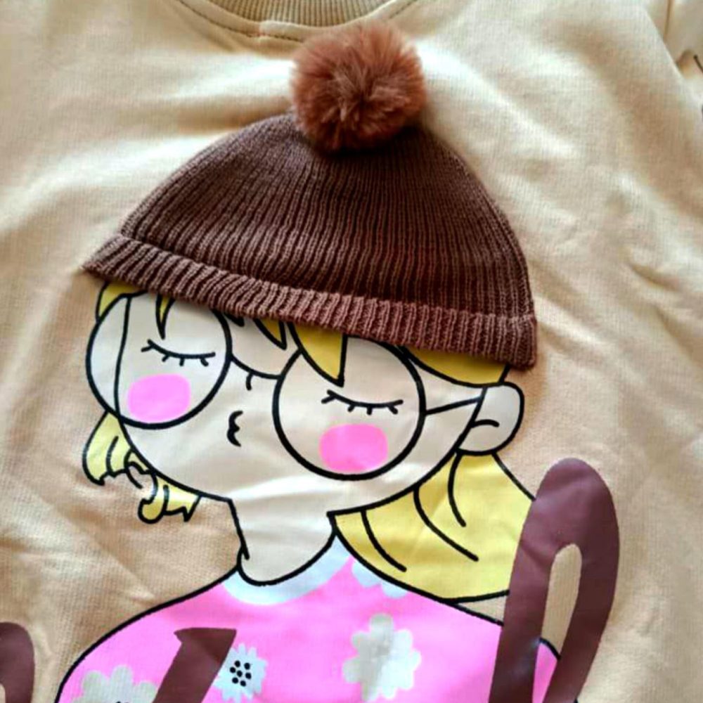 Girls' blouse and pants suitable for ages 4 to 8 years