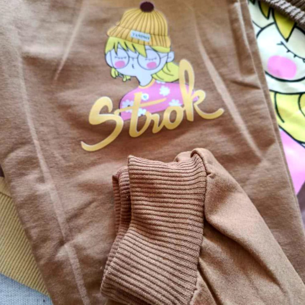 Girls' blouse and pants suitable for ages 4 to 8 years