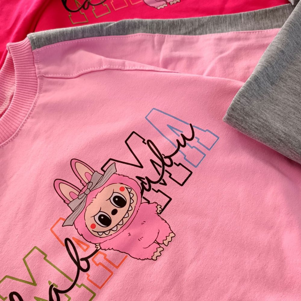 Girls' blouse and pants suitable for ages 5 to 9 years