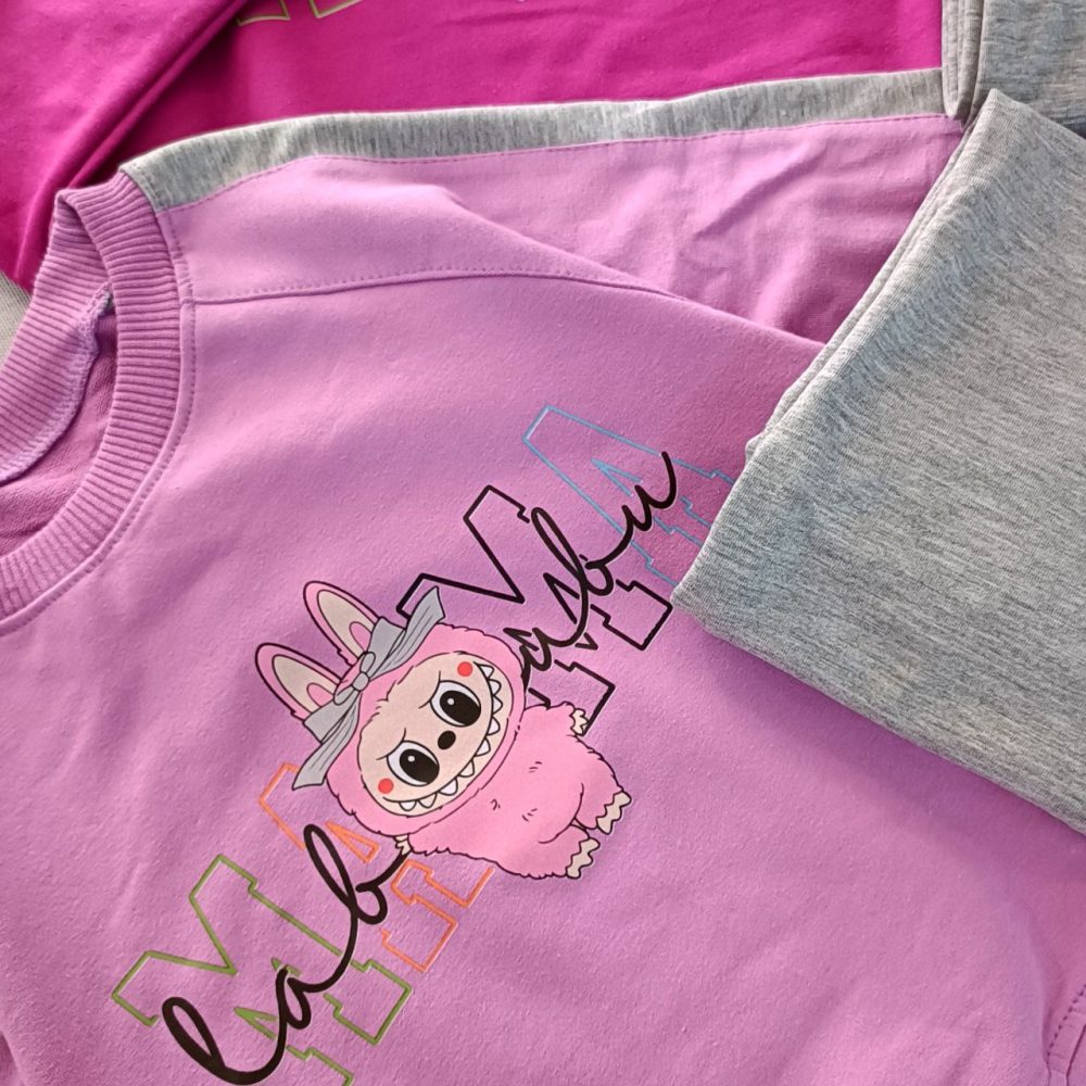 Girls' blouse and pants suitable for ages 5 to 9 years