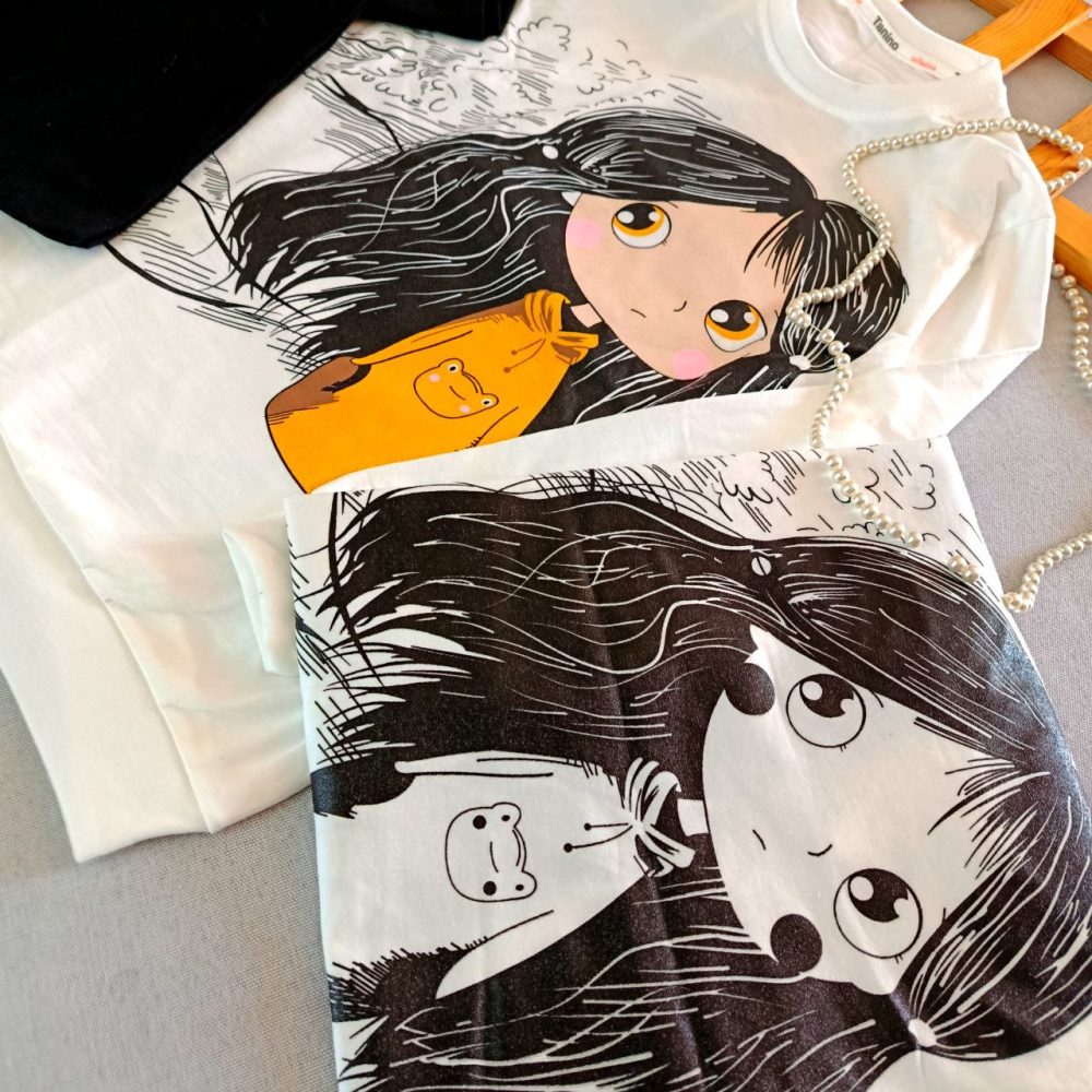 Girls' blouse and pants suitable for ages 8 to 10 years