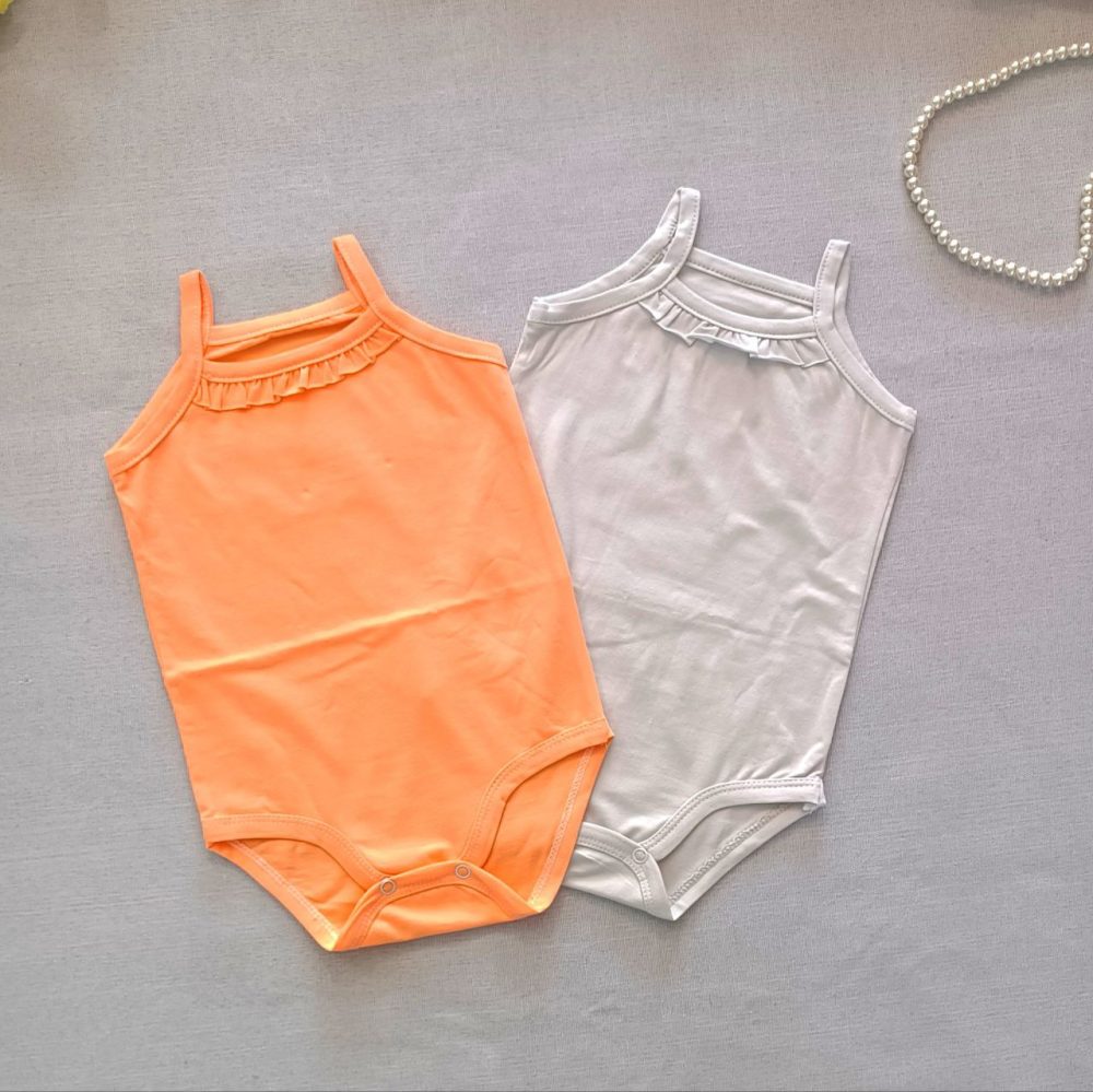 Girls' bodysuit suitable for 6 months to 30 months (3) Girls' bodysuit suitable for 6 months to 30 months