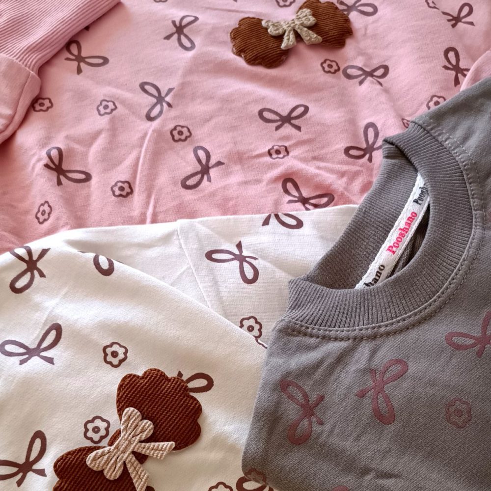 Girls' crop top suitable for ages 3 to 10 years