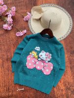 Girls' knitted blouse suitable for ages 1 to 7 years