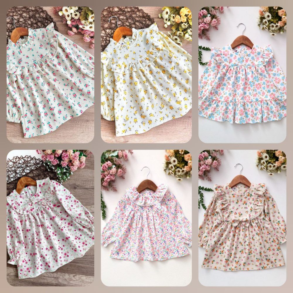 Girls' shirt suitable for ages 1 to 6 years (1) Girls' shirt suitable for ages 1 to 6 years