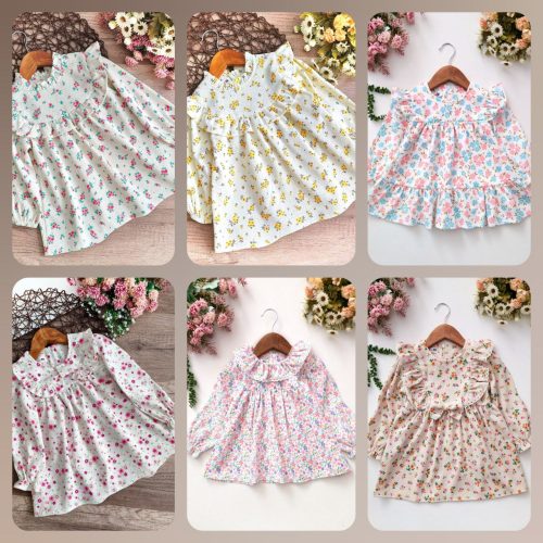 Girls' shirt suitable for ages 1 to 6 years