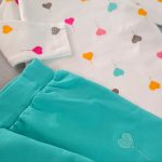 Girls' sweatshirt and pants suitable for 3 months to 36 months