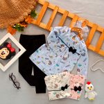 Girls' tunic and pants dress suitable for ages 1 to 9 years