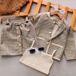 Three-piece party set for girls, suitable for ages 2 to 9 years old