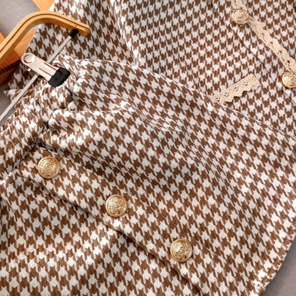 Three-piece party set for girls, suitable for ages 2 to 9 years old