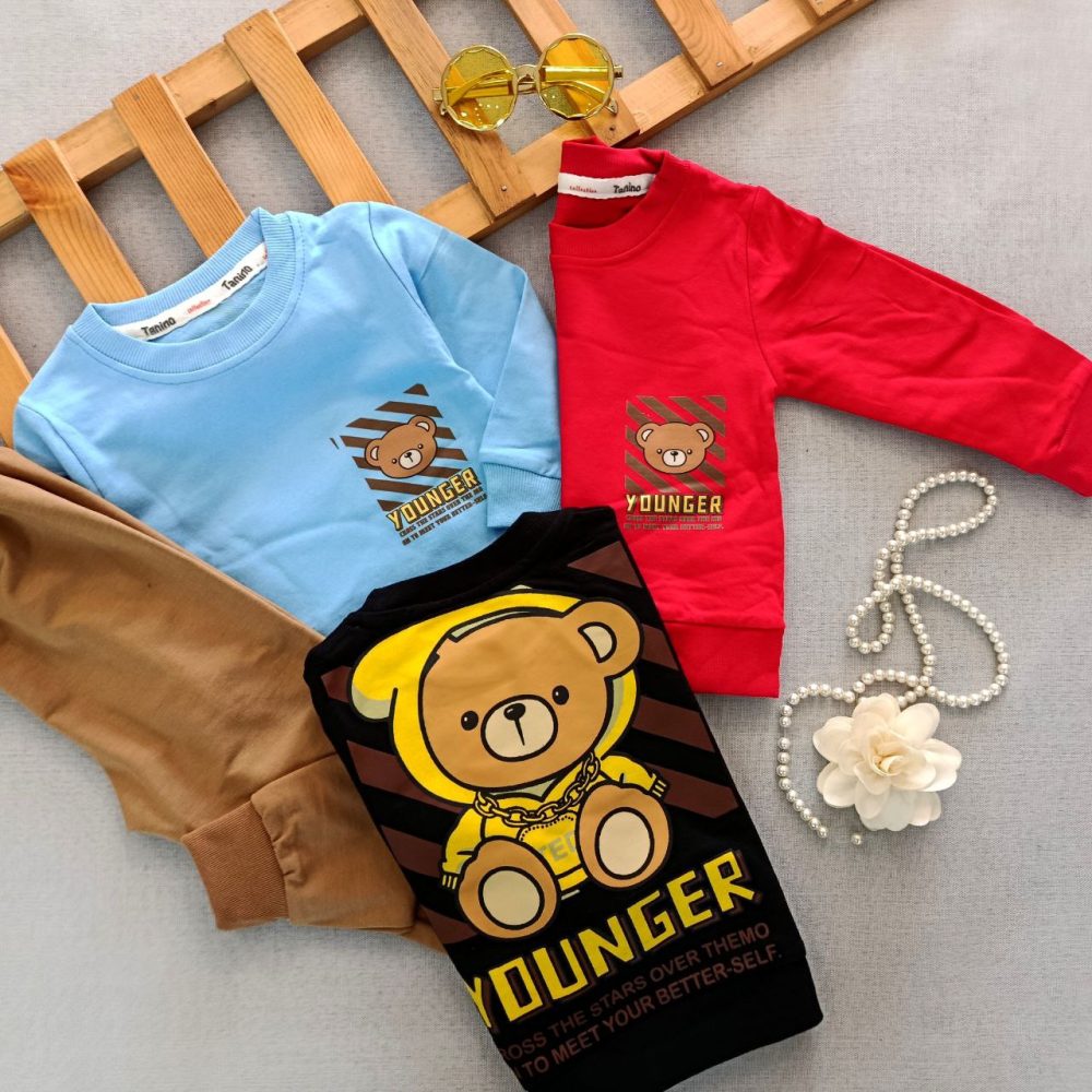 Blouse and pants for girls and boys, suitable for ages 1 to 4 years