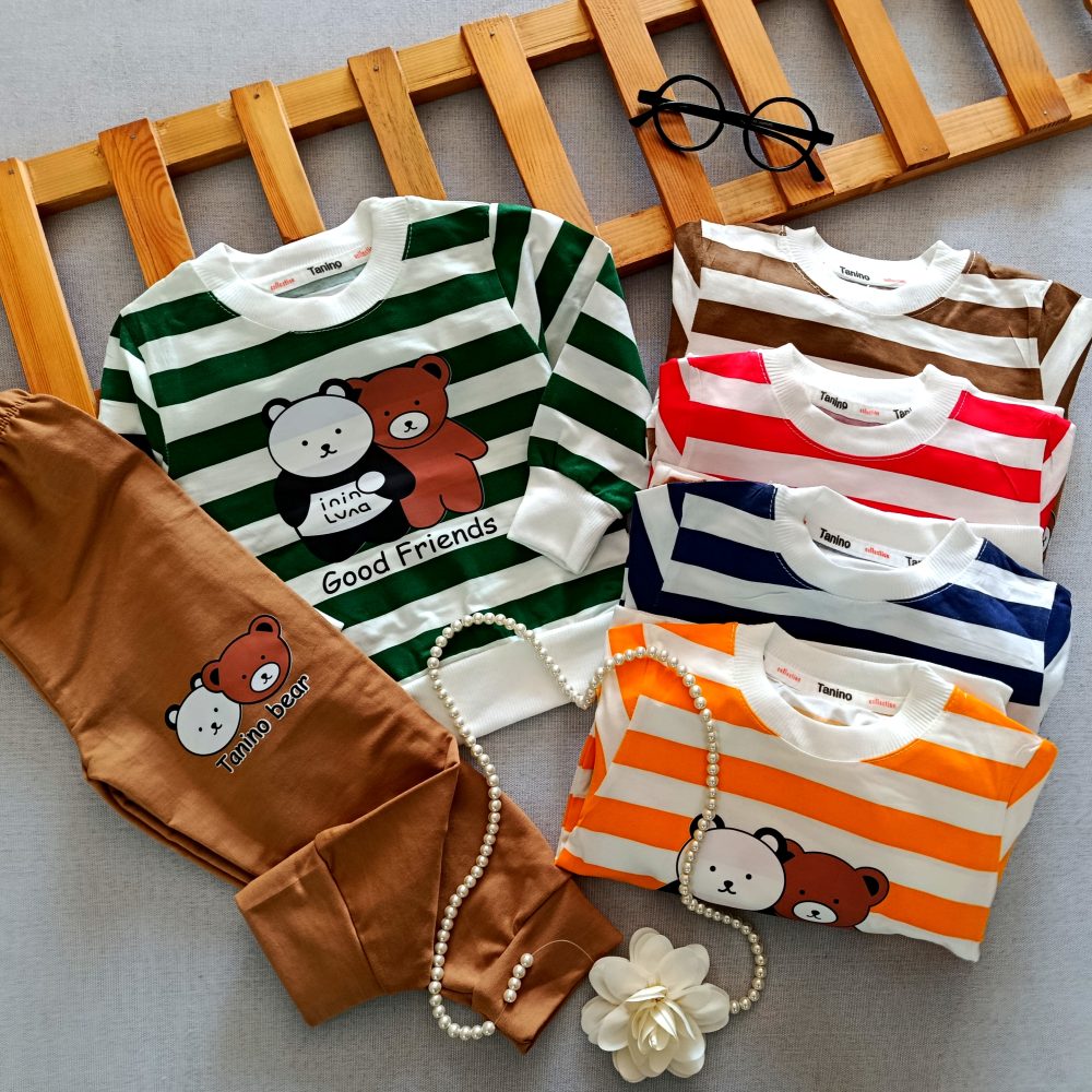 Blouse and pants for girls and boys, suitable for ages 1 to 5 years (1)