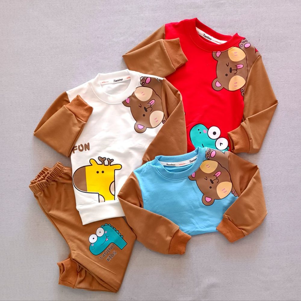 Blouse and pants for girls and boys, suitable for ages 1 to 5 years