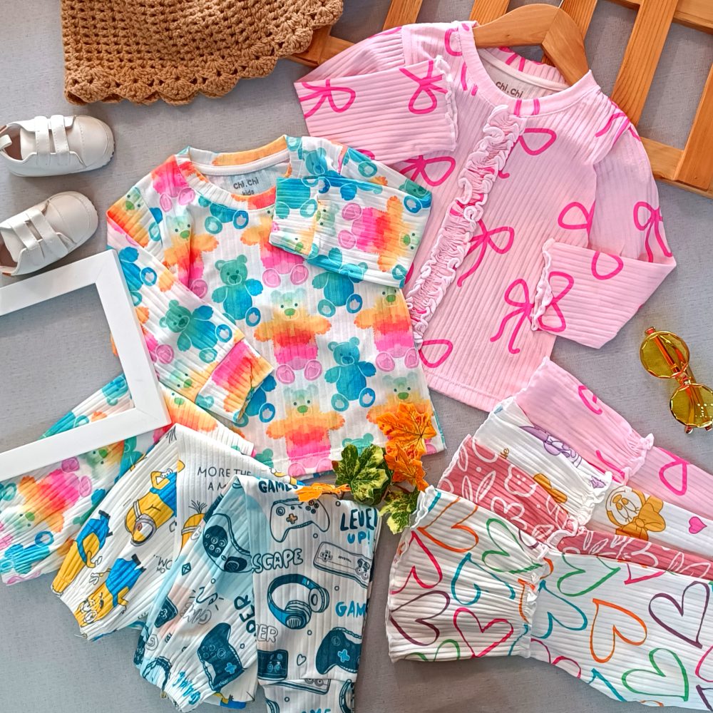 Blouse and pants for girls and boys, suitable for ages 2 to 7 years old