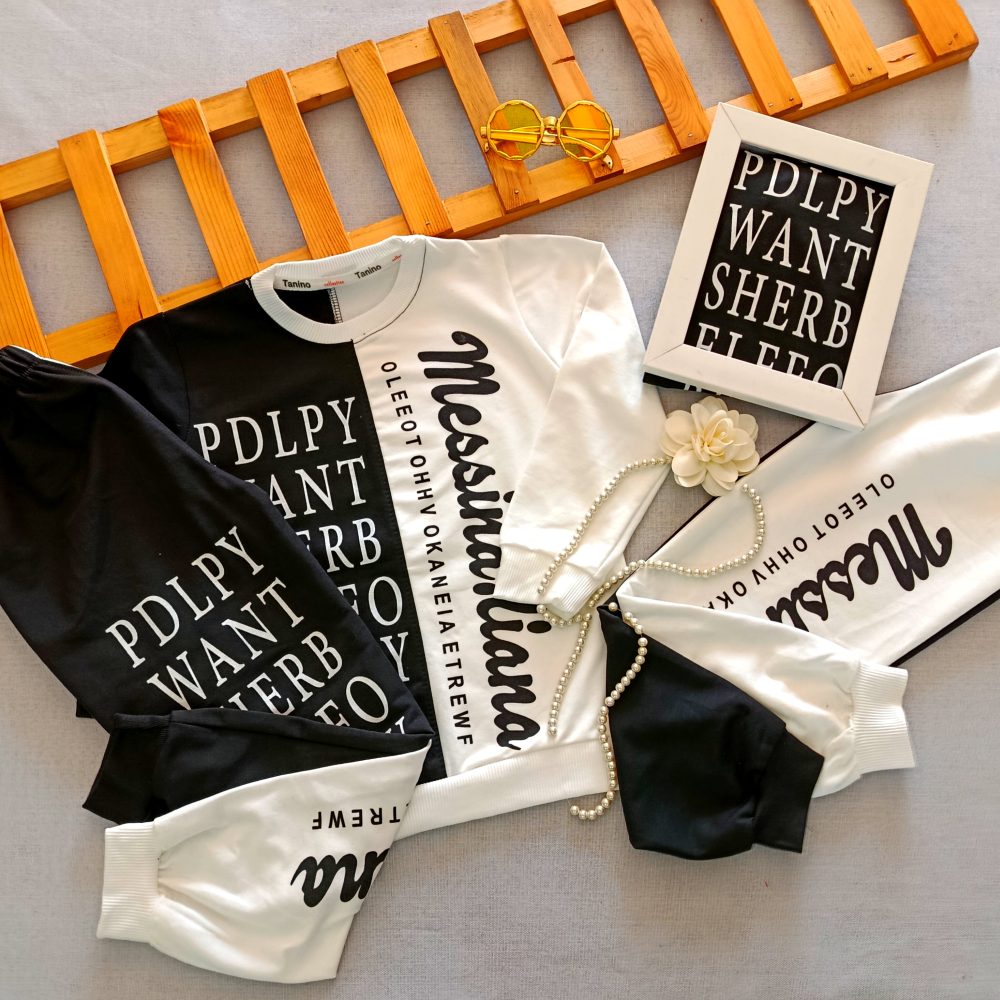 Blouse and pants for girls and boys, suitable for ages 2 to 9 years old (1) Blouse and pants for girls and boys, suitable for ages 2 to 9 years old.