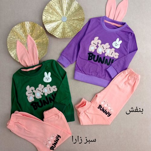 Girls' blouse and pants suitable for ages 1 to 5 years